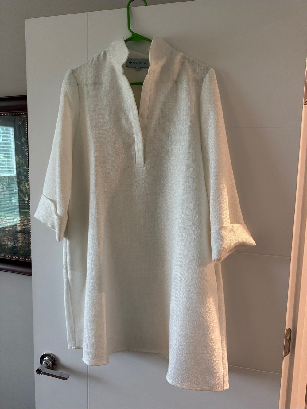 Tuckernuck White Button-Down Dress